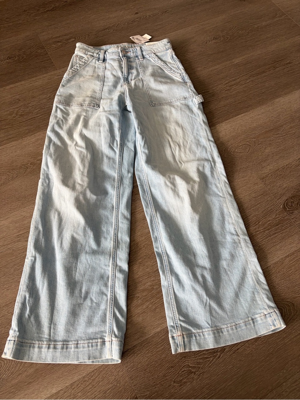 Nwt dreamt drape baggy‎ wide leg American Eagle Outfitters jeans